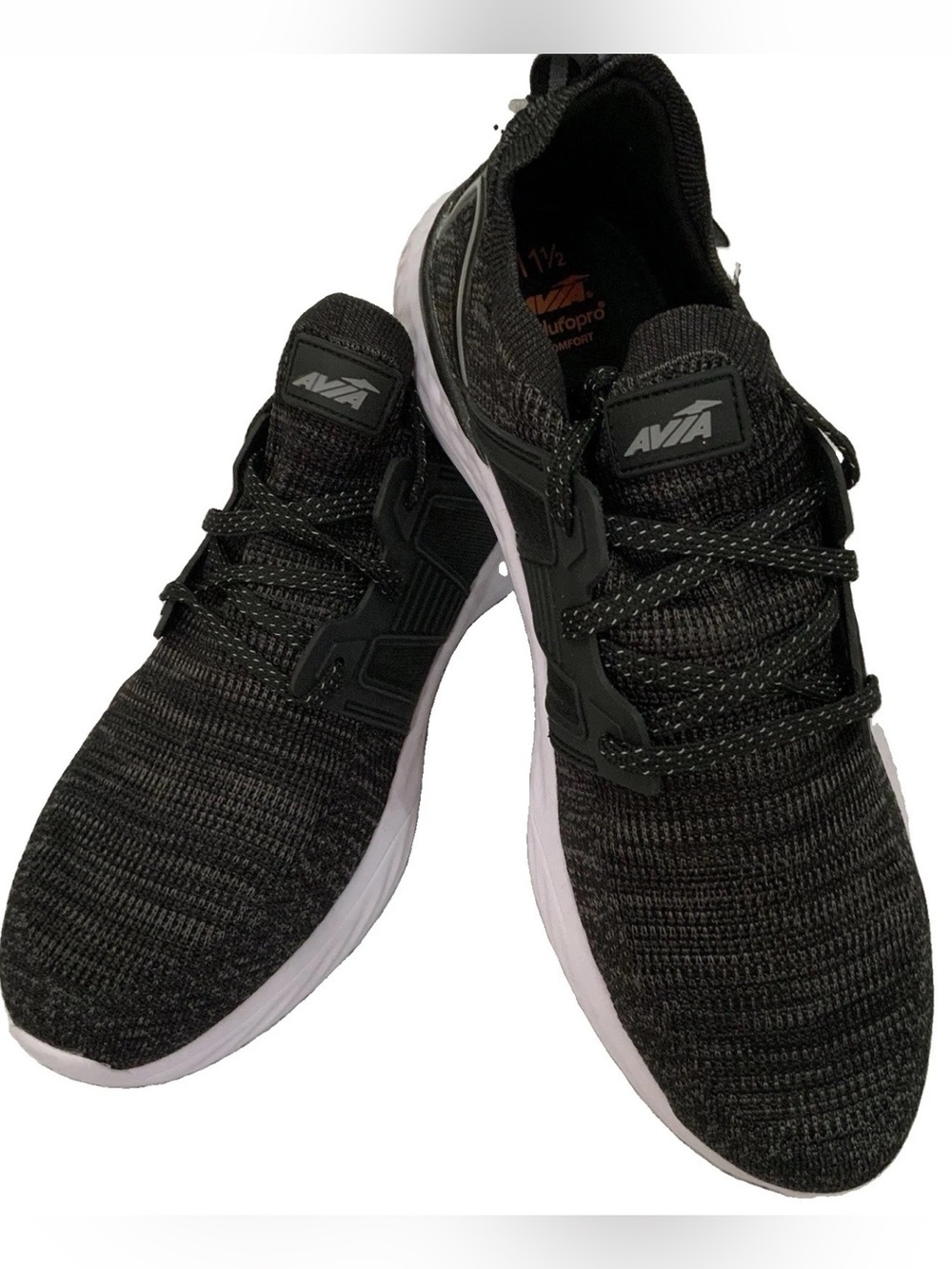 Avia Men's Athletic Enduropro Comfort Sneakers Black Size 11.5 Lightweight New